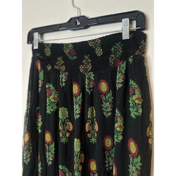 Nightcap Whimsical Silk Lined Whimsigoth Floral Skirt Size 1 Boho Festival Smock - Picture 2 of 10